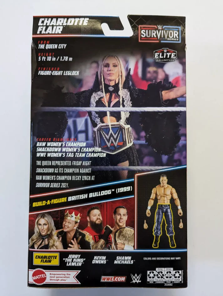 Charlotte Flair - WWE Elite Survivor Series 2023 Baf British Bulldog