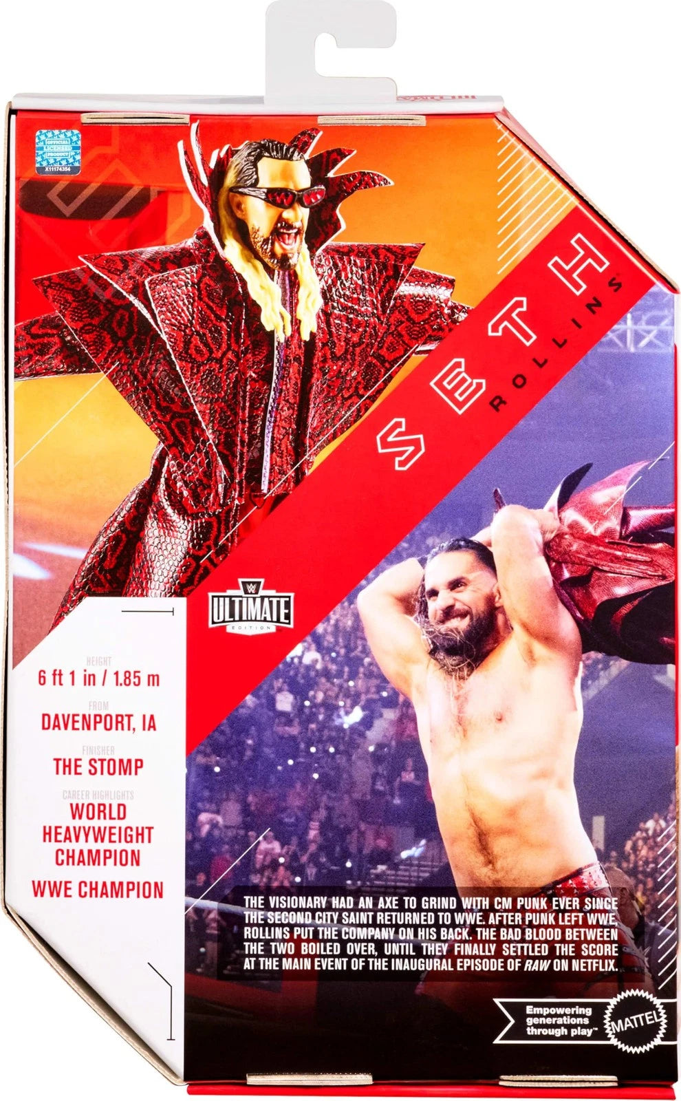 Seth Rollins (Red & Black) - WWE Ultimate Edition 30
