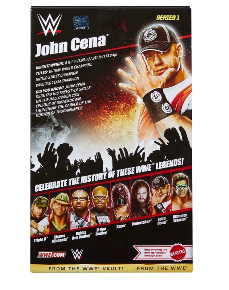 John Cena (2 Spinner Belts) - From the Vault Series 1