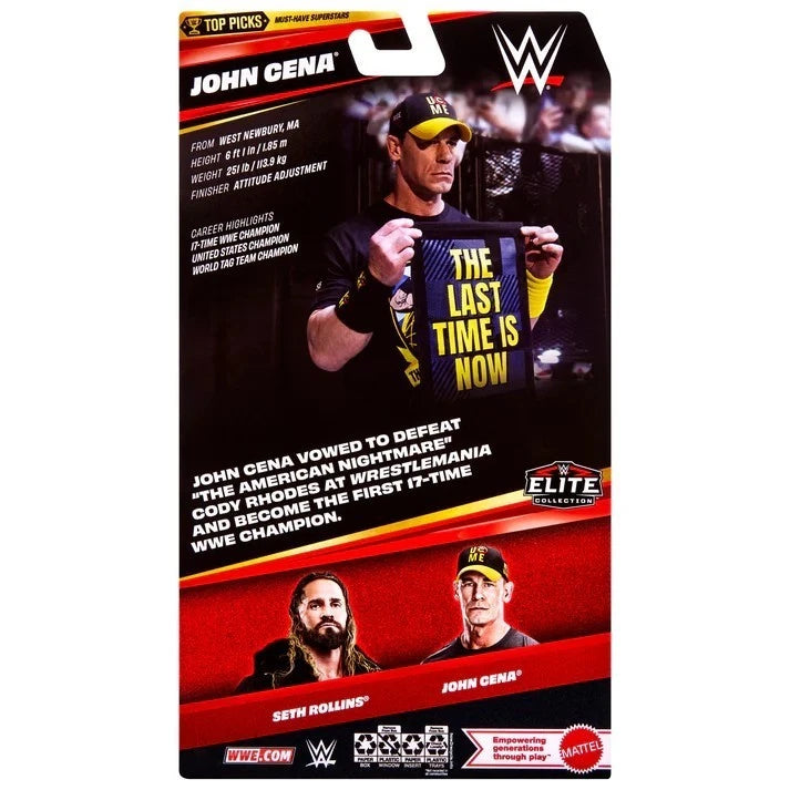 John Cena (Blue & Yellow) - WWE Elite Top Picks 2026 (Wave 3)