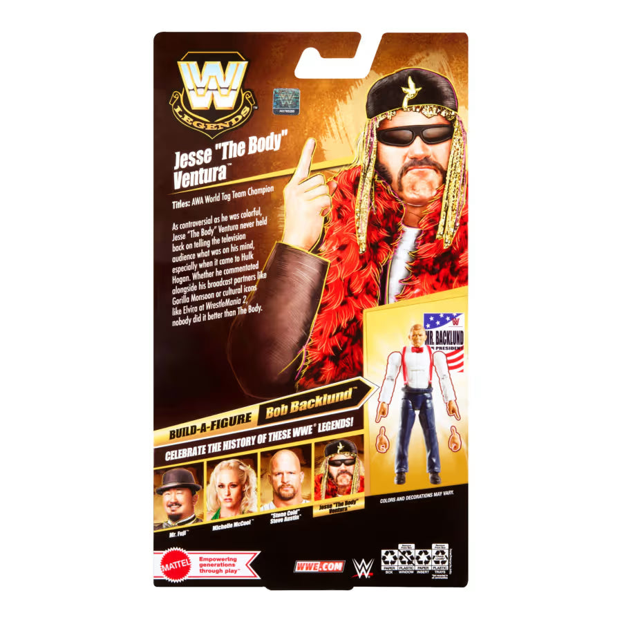 Jesse “The Body” Ventura Elite Legends + BAF Bob Backlund