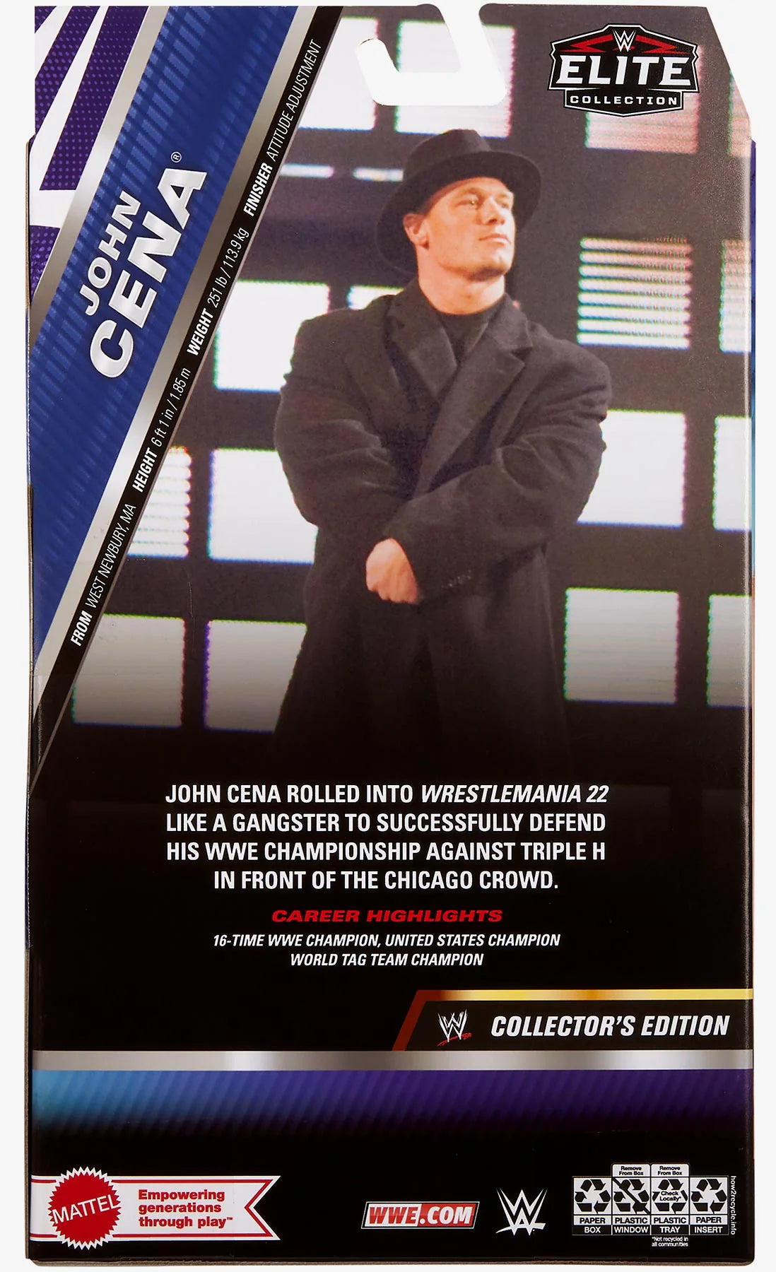 John Cena (Chicago Mobster) - Elite 118 COLLECTOR´S EDITION