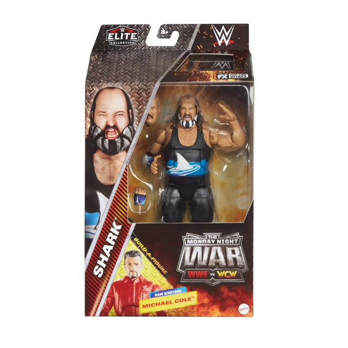 Elite Collection Monday Night War Series 8 Shark BAF Michael Cole