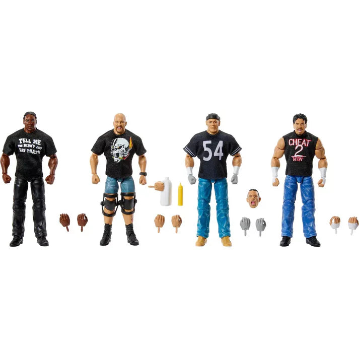 Smackdown 25 Anniversario  4-Pack (Booker T, Stone Cold, John Cena & Eddie Guerrero)