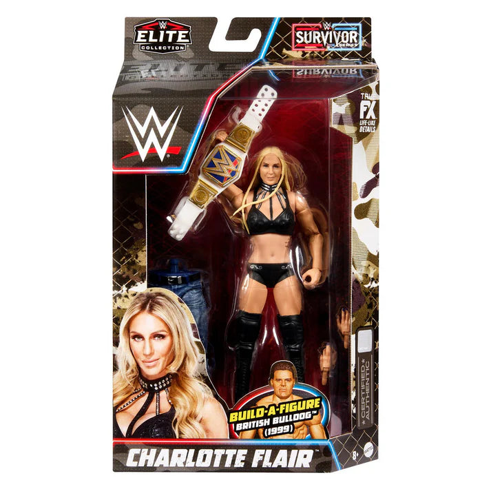 Charlotte Flair - WWE Elite Survivor Series 2023 Baf British Bulldog