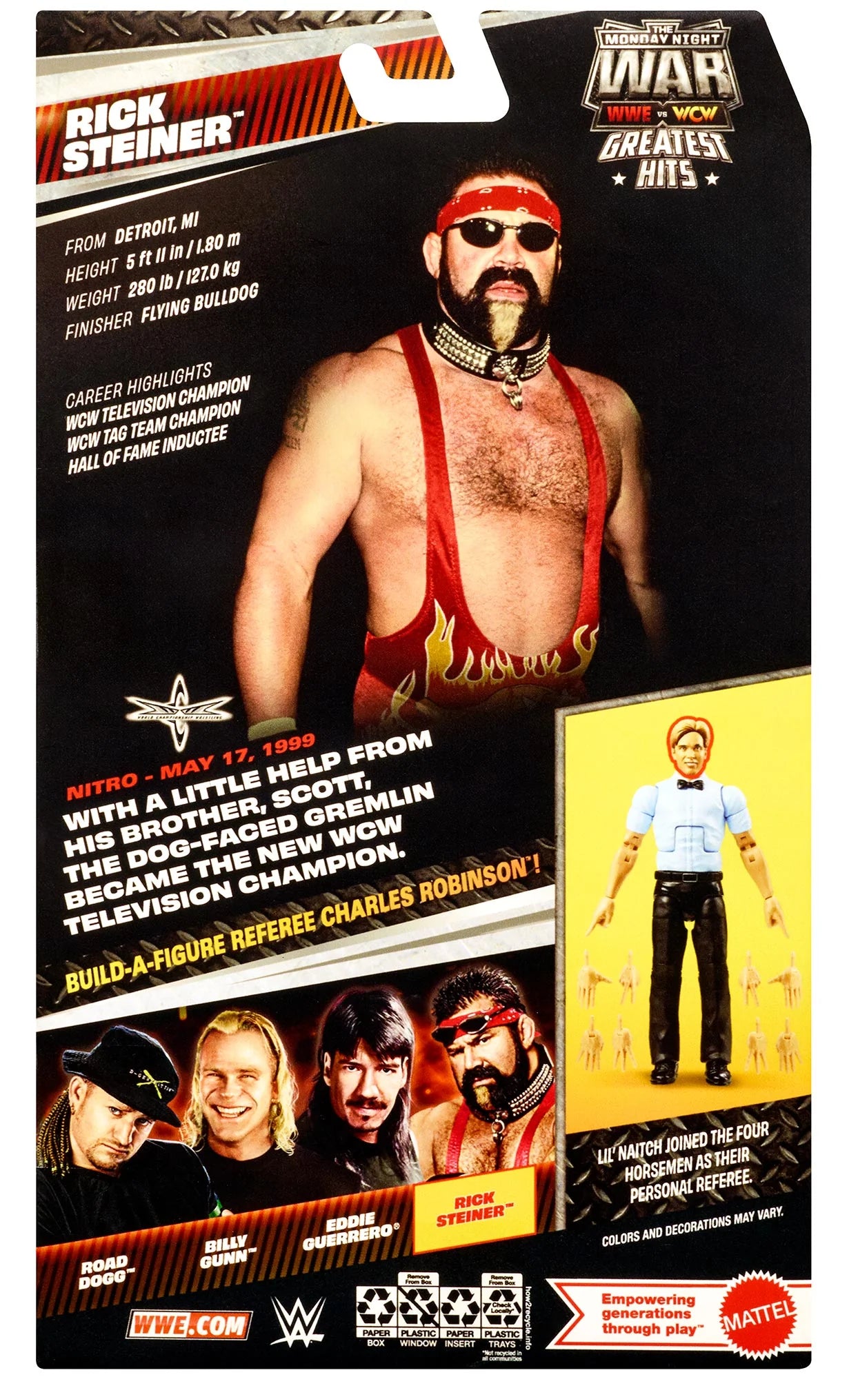 Rick Steiner Monday Night War Greatest Hits WWE Elite Collection Series #3 BAF Charles Robinson