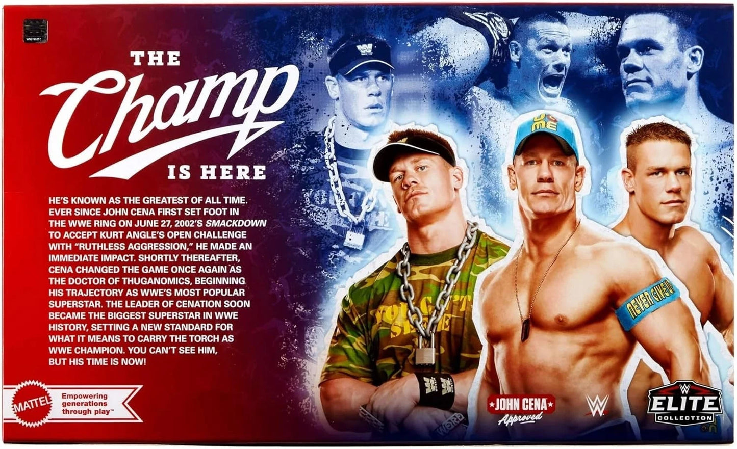 John Cena Exclusive 3-Pack Elite Collection Hustle - Loyalty - Respect