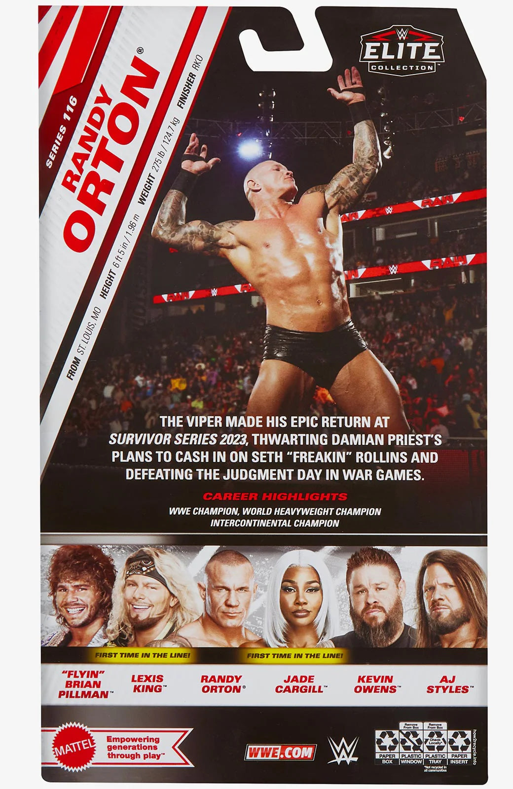 Randy Orton (Black) - WWE Elite 116
