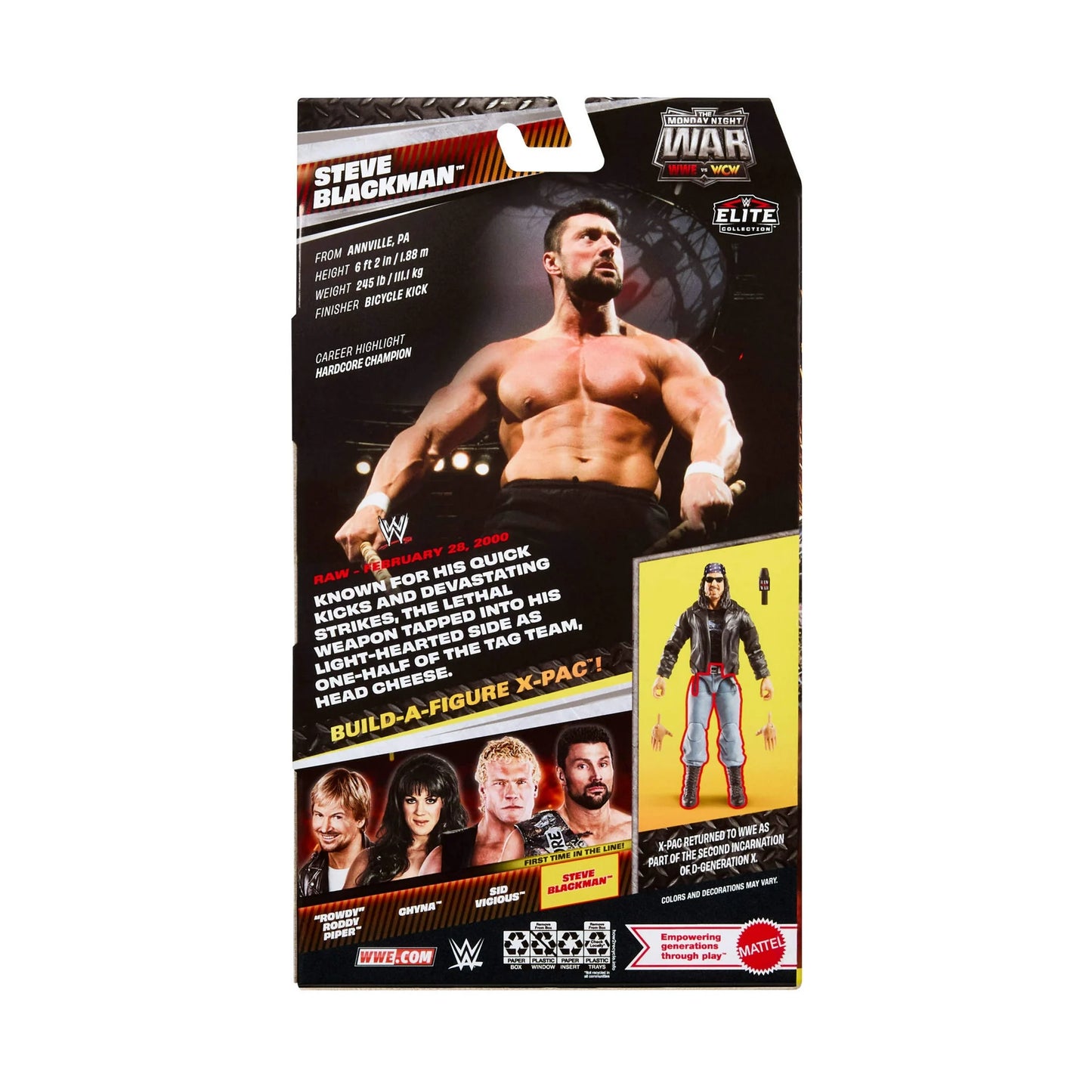 Steve Blackman Elite Monday Night Wars  BAF X- Pac