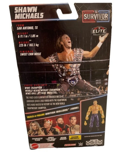Shawn Michaels (Brown Tights) - WWE Elite Survivor Series 2023 - Baf British Bulldog