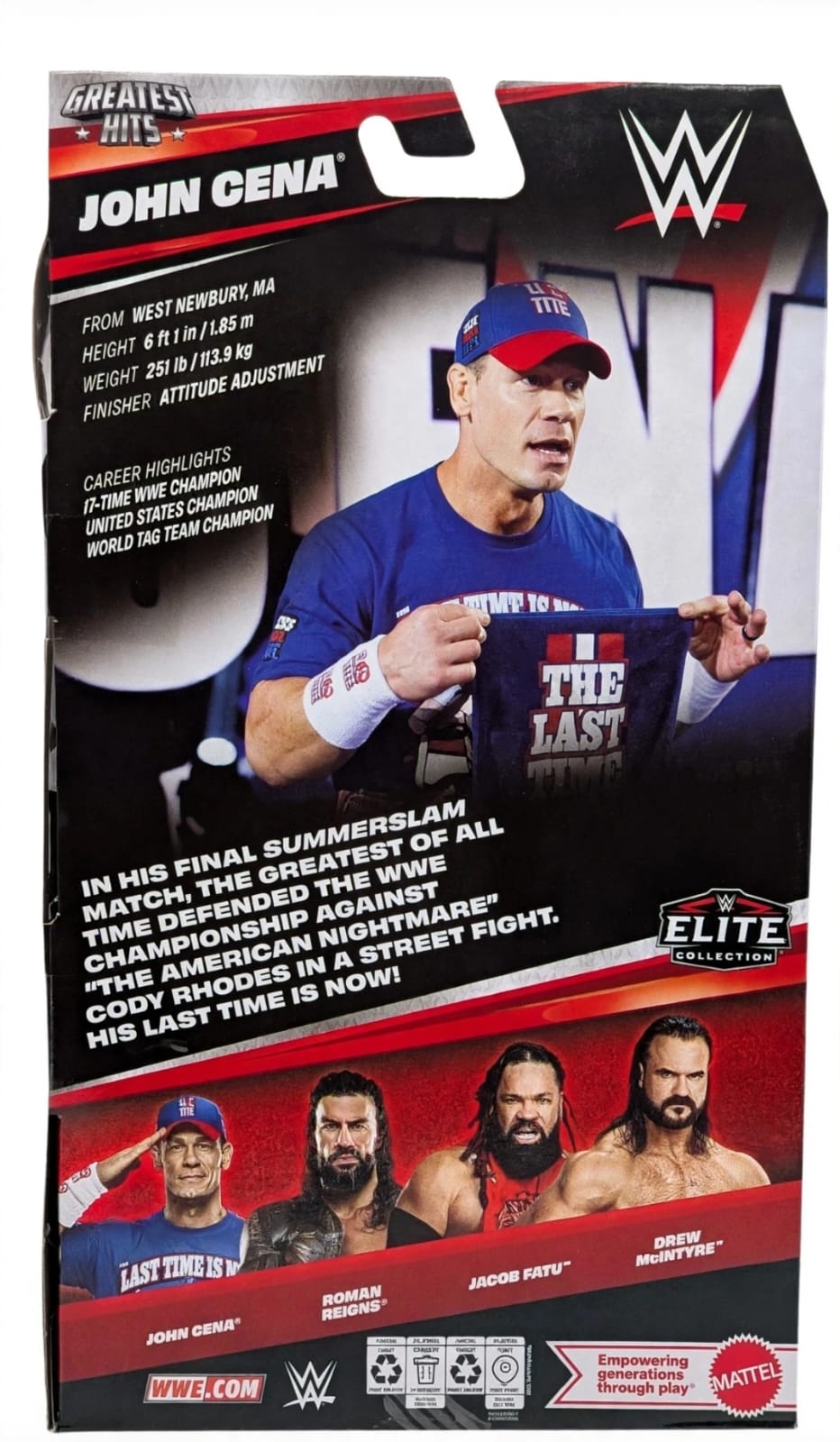 John Cena (White Wristbands) - WWE Elite Greatest Hits 12