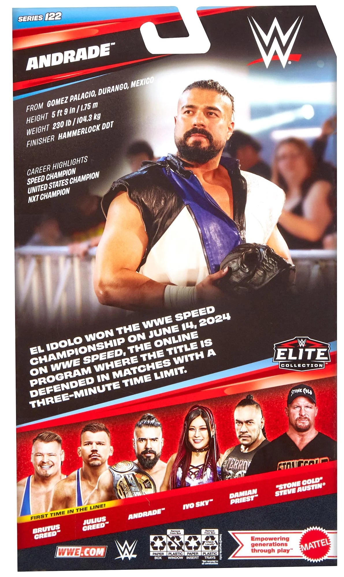 Andrade Series #122 WWE Elite Collection