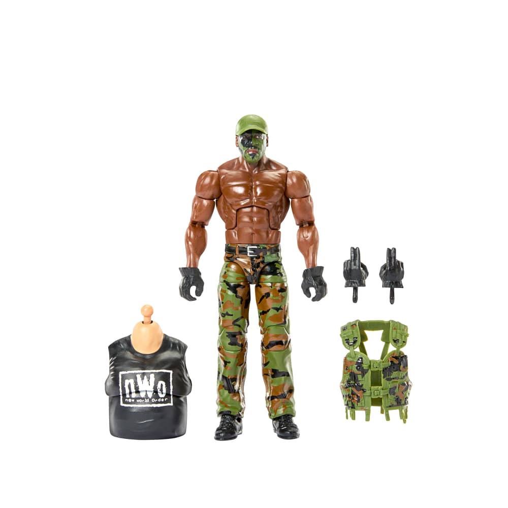 Booker T  Monday Night War Elite Collection Series #9 Baf Big Bubba Rogers