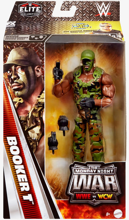 Booker T  Monday Night War Elite Collection Series #9 Baf Big Bubba Rogers