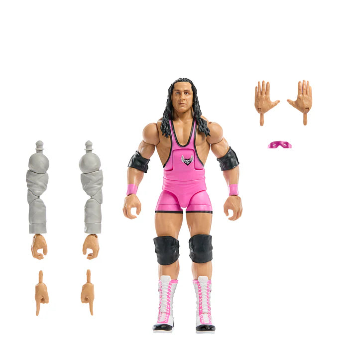 Bret "Hit Man" Hart Elite Collection Survivor War Games Series 8 Baf Nick Aldis