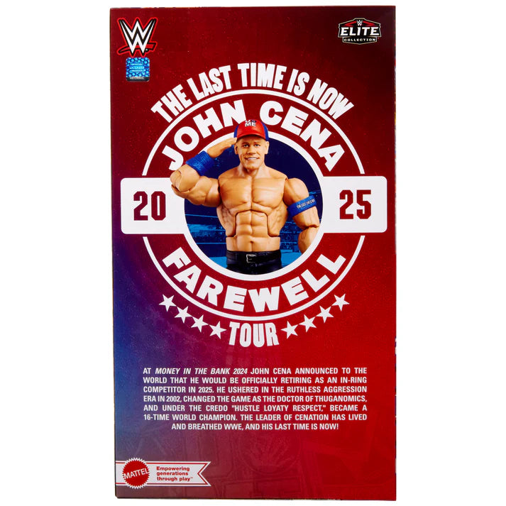 John Cena [Exclusive]"The Last Time Is Now" 2025 WWE Mattel Elite Collection Farewell Tour