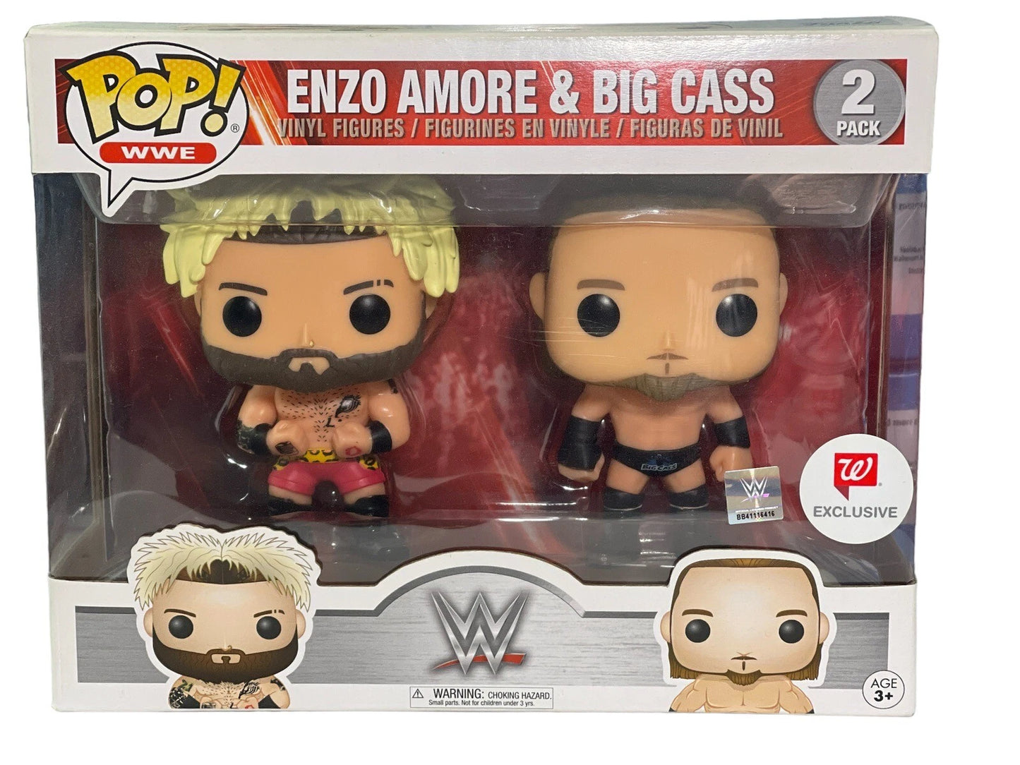FUNKO POP! Enzo Amore & Big Cass 2-Pack WWE