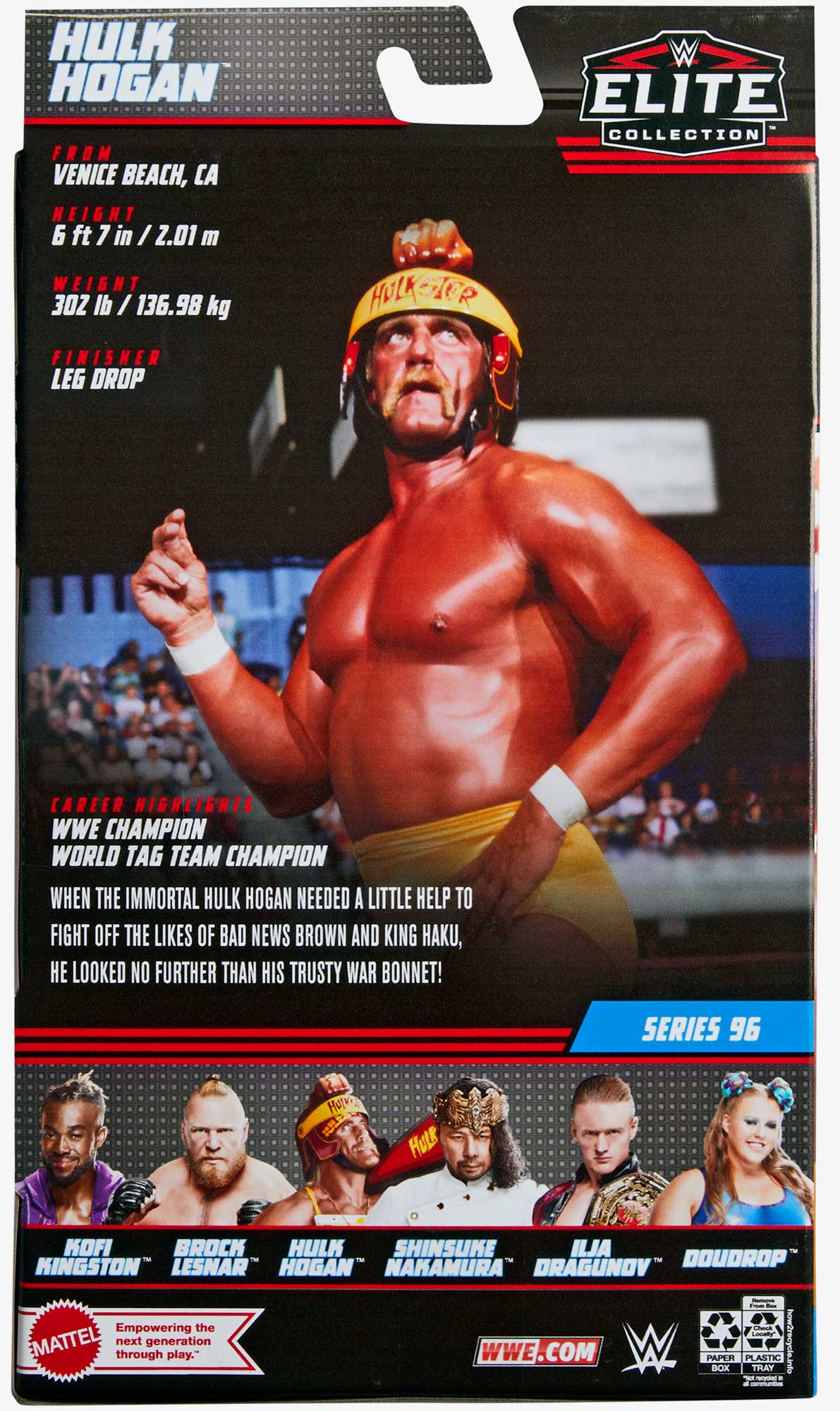 Hulk Hogan (w/ Helmet) - WWE Elite 96