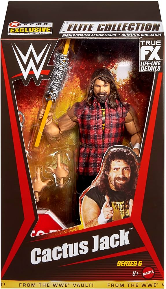 Cactus Jack Figura Elite From The Vault Serie 6