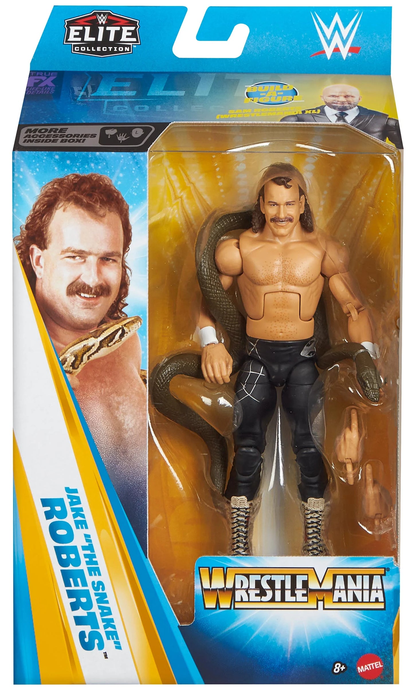 Jake "The Snake"  WrestleMania 42 Elite Collection Baf Sam RoberTS