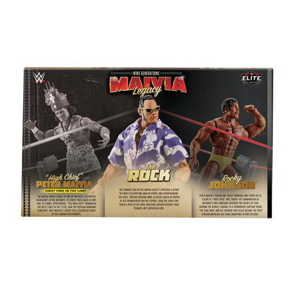 Maivia Legacy The Rock - Rocky Johnson - Peter Maivia  Pack - 3