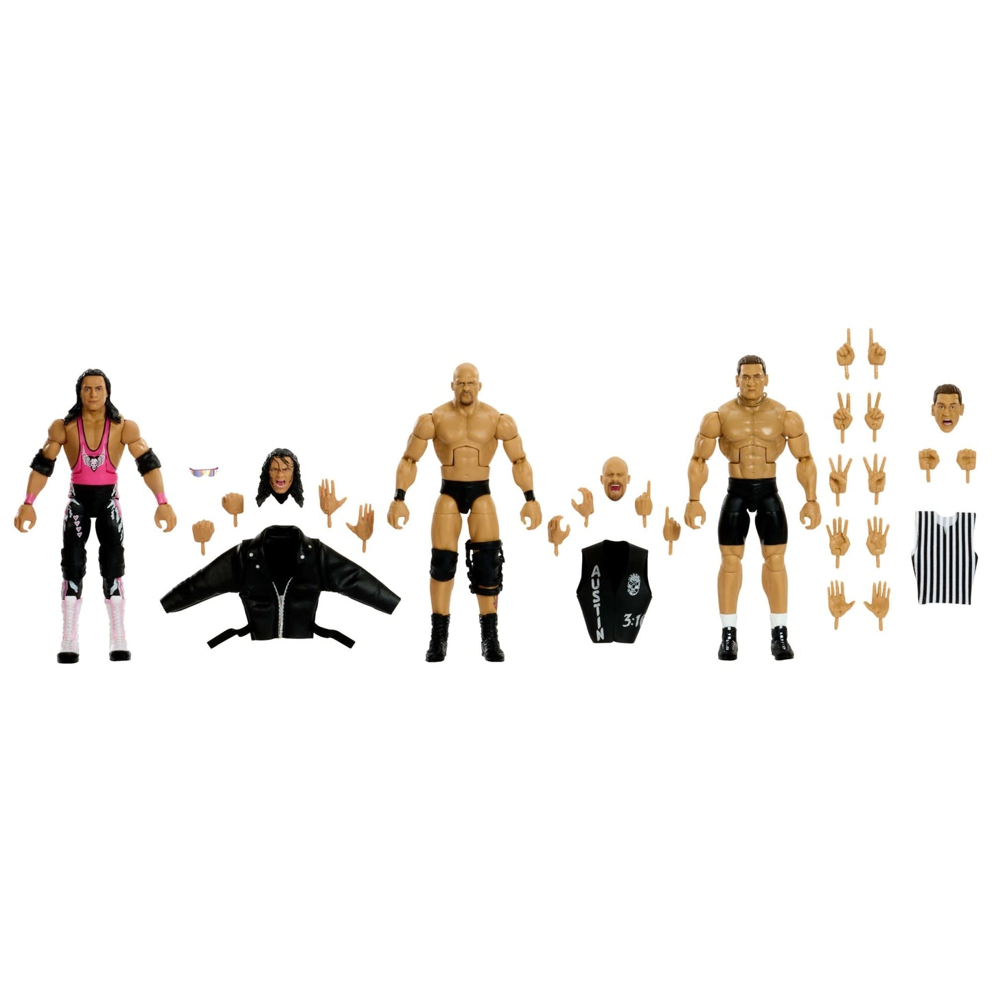 WrestleMania 13 Submission Match WWE Elite Collection (3-Pack) Bret Hart - Stone Cold - Ken Shamrock