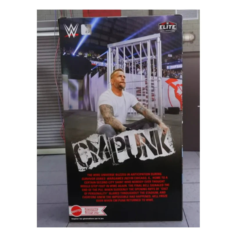 Cm Punk Returns -  Elite Mattel Creation Exclusive Figure (Survivor Series)
