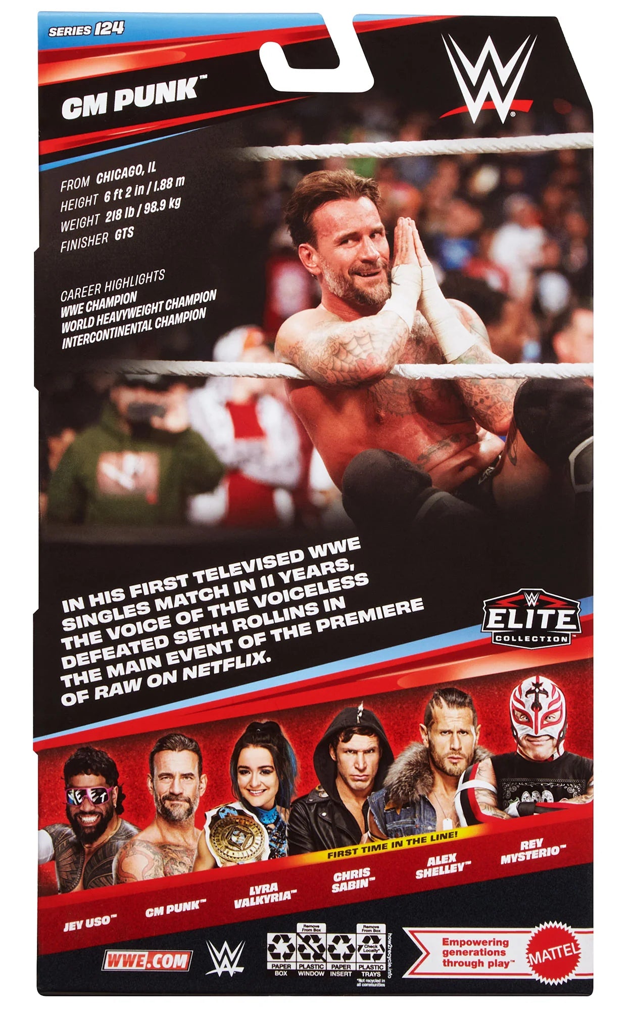 CM Punk  Elite Collection Series #124