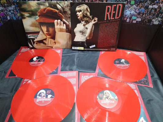 Taylor Swift - Red Taylor's Version Vinilo cuádruple ABIERTO
