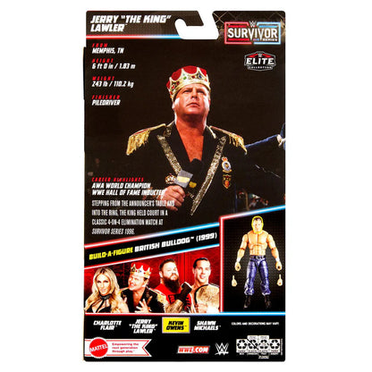 Jerry "The King" Lawler Elite Collection Survivor Series 6 - Baf British Bulldog