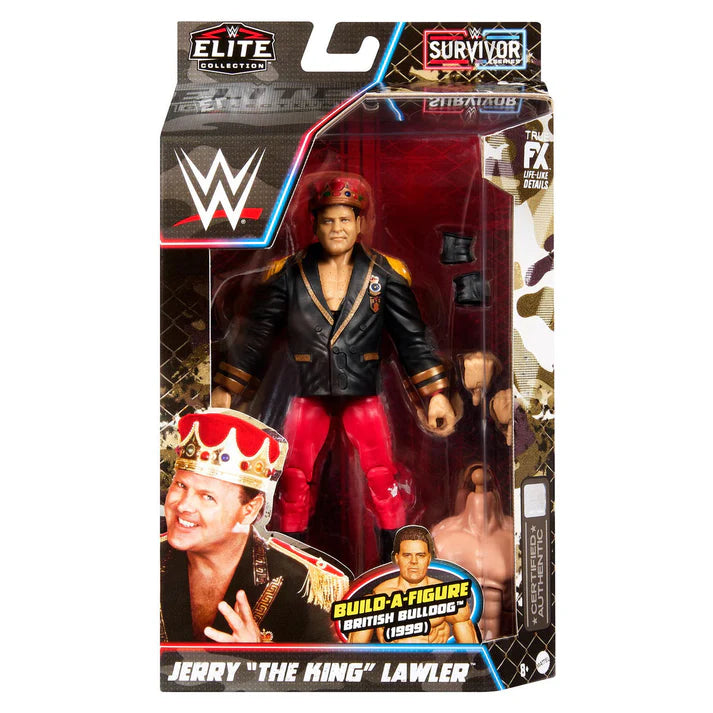Jerry "The King" Lawler Elite Collection Survivor Series 6 - Baf British Bulldog