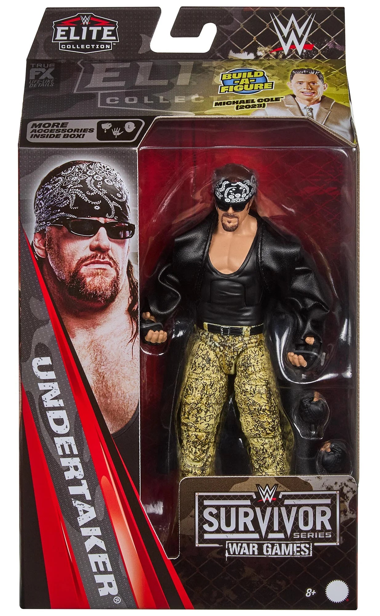 Undertaker Elite Collection Survivor Series 9 BAF Michael Cole