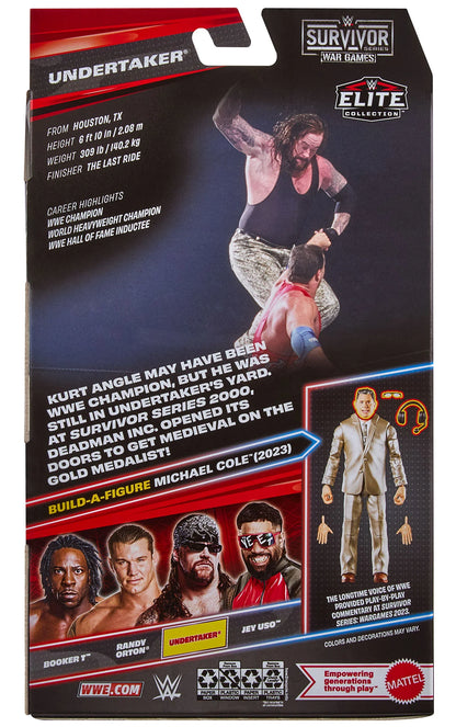 Undertaker Elite Collection Survivor Series 9 BAF Michael Cole