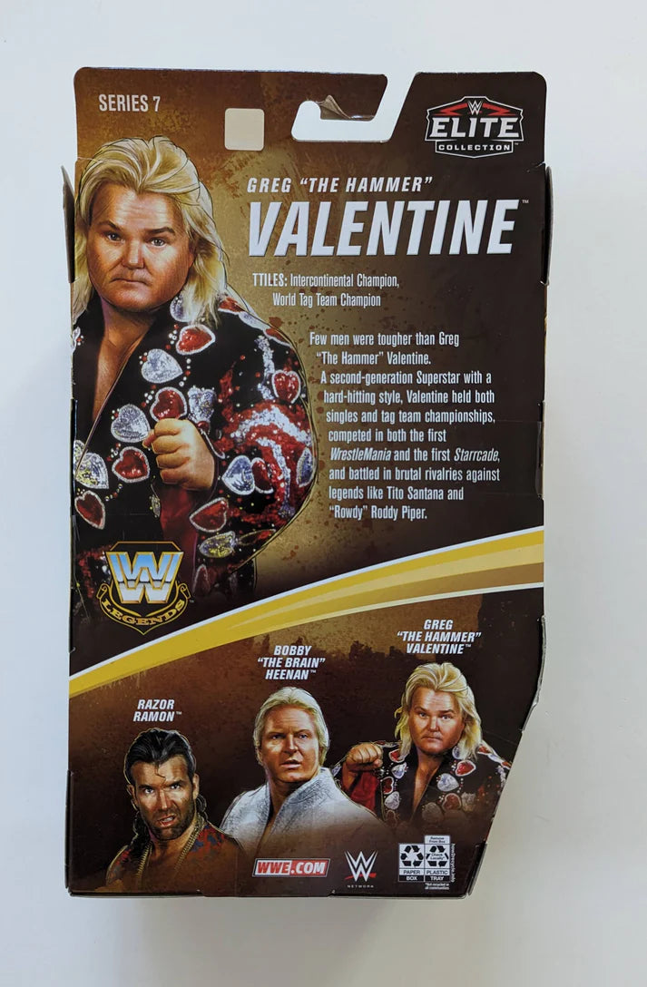 Greg Valentine  chase (yellow  trunks) - WWE Legends 7